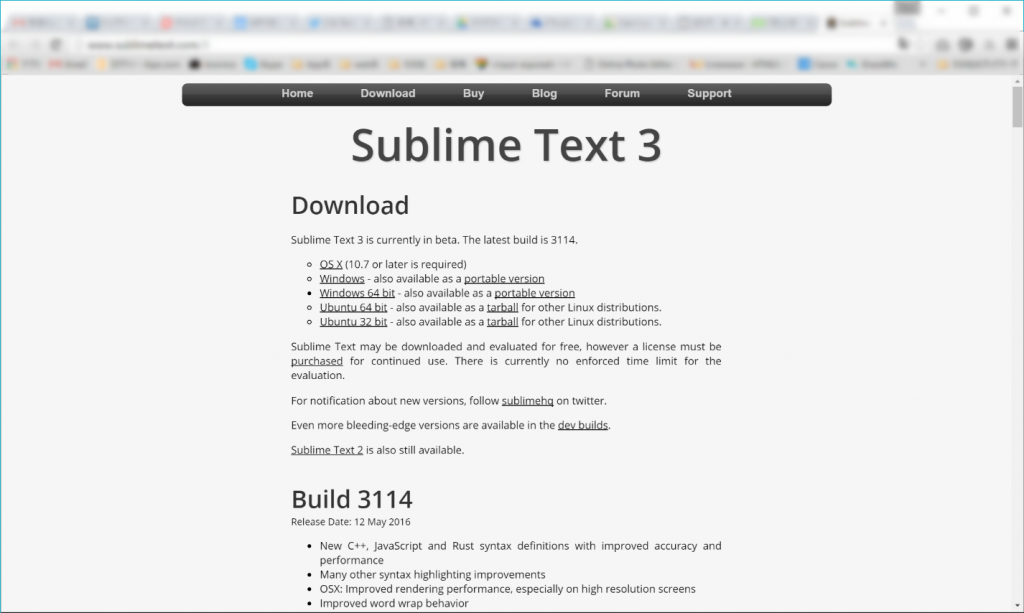 sublime text3 hp